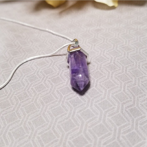3 for $20💎Amethyst pendant necklace - Picture 1 of 8